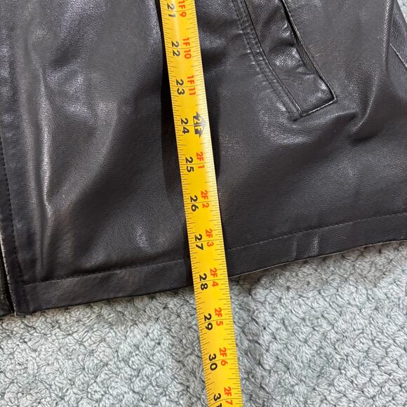 Airborne Leathers Men's Racing Motorcycle Black Bomber Jacket Sz XL - Picture 11 of 11